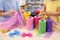 Tulle Roll 6" x 25 Yards – Assorted Colors (Yellow, Black, Pink, Green, Blue, Hot Pink, Purple) Decorative Craft & Party Tulle Fabric
